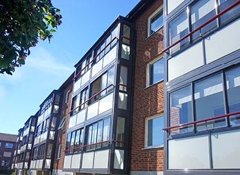 Inglasad Balkong från Balco. 