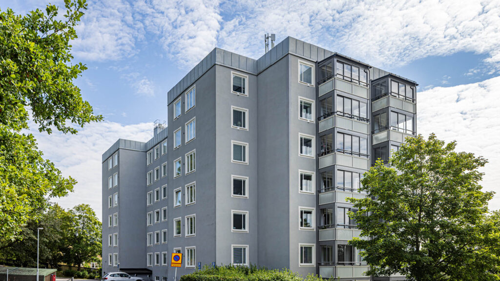 Inglasade balkonger för Brf Ludvigsberg