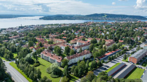 Inglasade balkonger till Brf Rödstjärten i Östersund